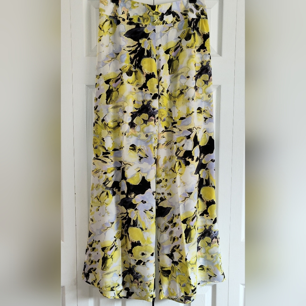 Bar lll Floral Print Women's Wide-Leg Pants, Sz. L. Reasonable offers considered